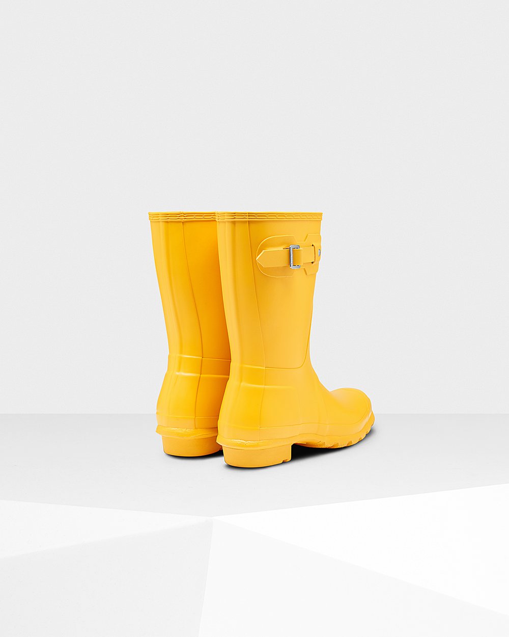 Botas de Lluvia Cortas Hunter Mujer - Original - Amarillos - ULTSPKW-90